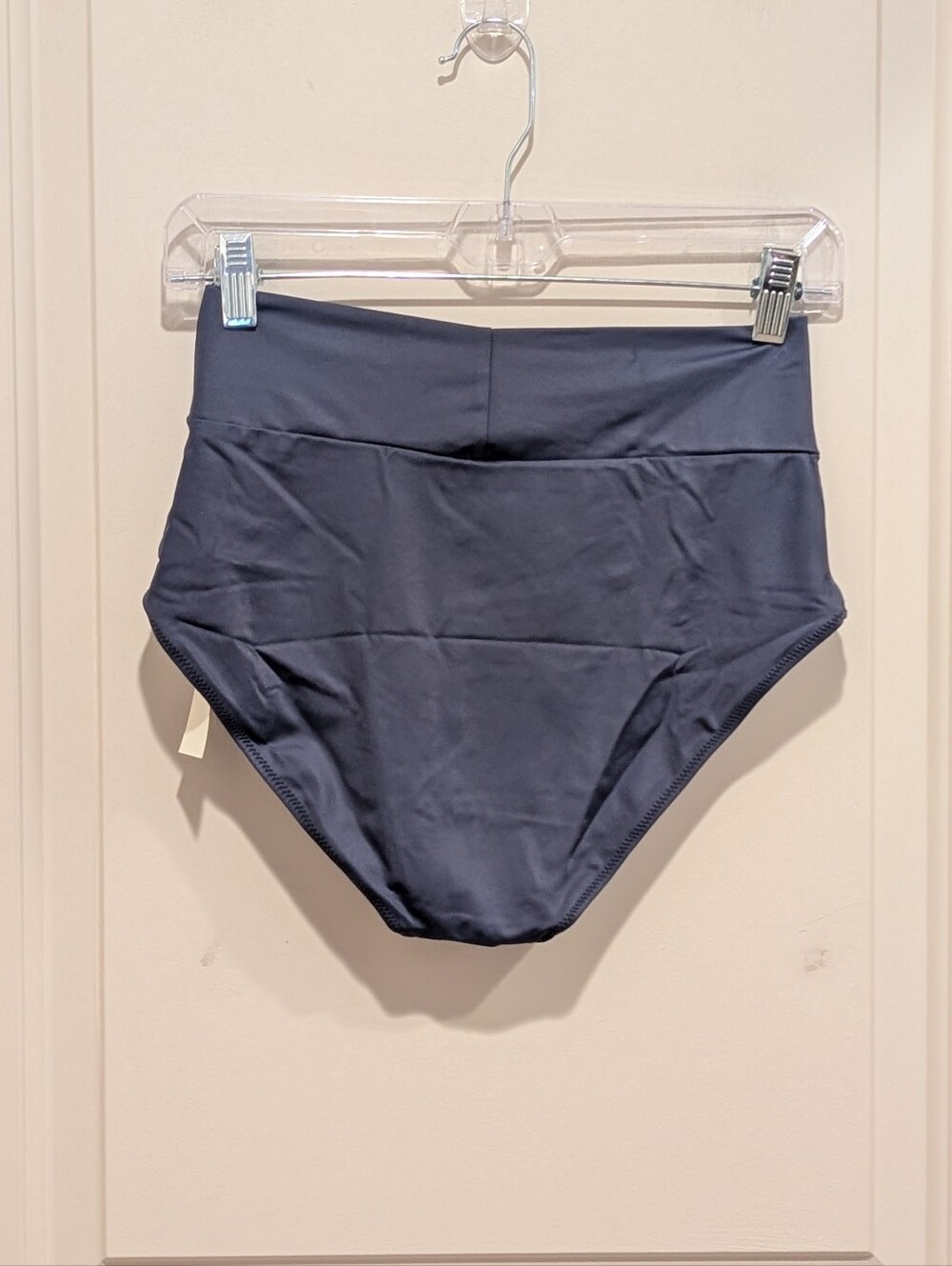 aerie High-Waist Bikini Bottoms in Blue Size Medium - Picture 4 of 4
